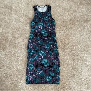 NWOT WAYF Floral Print Sleeveless Dress!